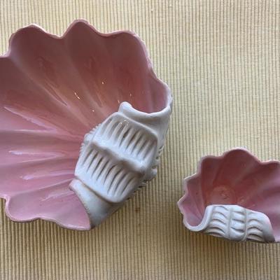 Italy Set of Clam Ceramic Bowls