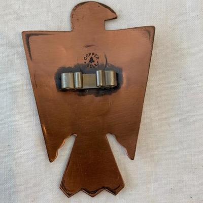Vintage Thunderbird Copper Bell Bolo Slider