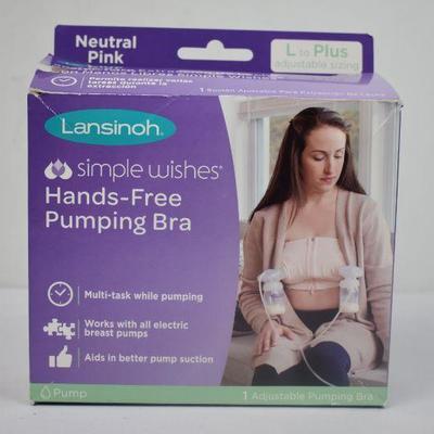 Lansinoh Simple Wishes Hands-Free Pumping Bra - New