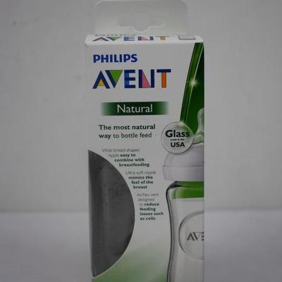 Philips Avent Natural Glass 8 oz - New