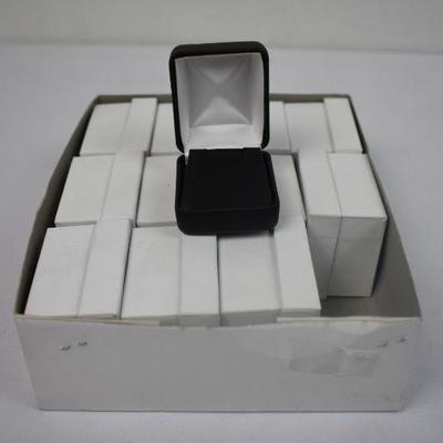 12 Black Jewelry Boxes - New