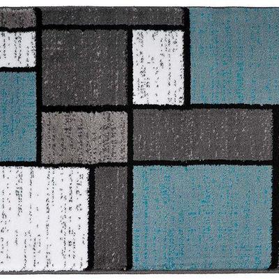 Alpine Collection Blue/Gray Rug, 2' x 3' - New