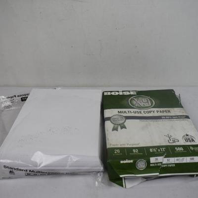 Multi-Use Paper, 2 Packs, 8.5