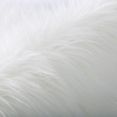 Deluxe Soft Faux Sheepskin Fur Decorative Indoor Area Rug 2 x 6', White - New