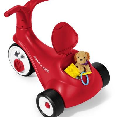 Radio Flyer, Scoot 2 Pedal, 2-in-1 Ride-on and Trike, Red - New, Open Box