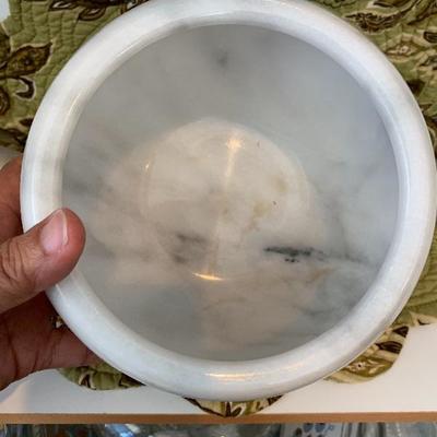 Marble Apple Jar (heavy!)
