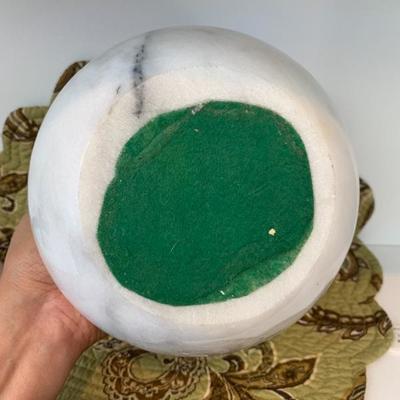 Marble Apple Jar (heavy!)