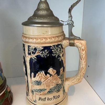 Lot of 3 Beer Steins 