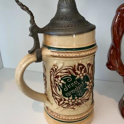 Lot of 3 Beer Steins 