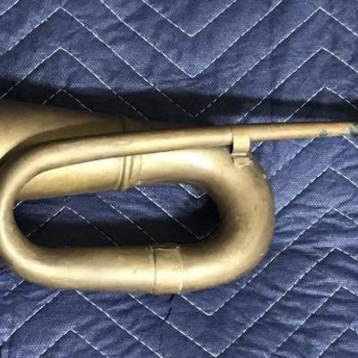 Antique Model T Brass Horn
