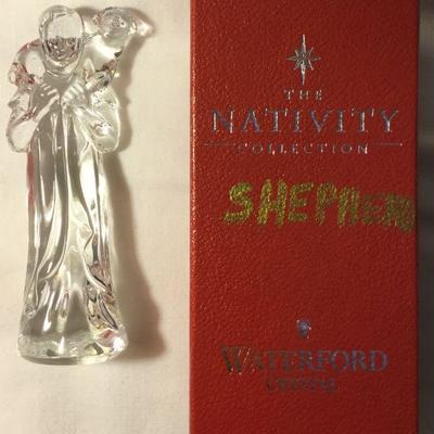 Waterford Nativity Series Sheppard with a Lamb
