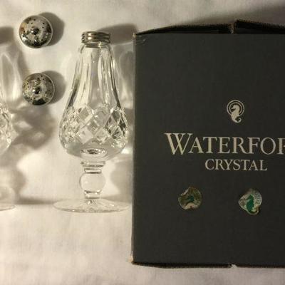 Waterford Pepper and Salt Shakers