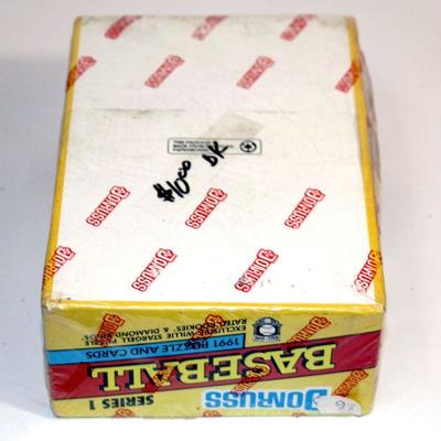 1991 DONRUSS BASEBALL CARDS SERIES 1 FACTORY SEALED WAX BOX