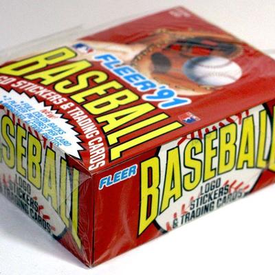 1991 FLEER BASEBALL CARDS - FACTORY SEALED WAX BOX