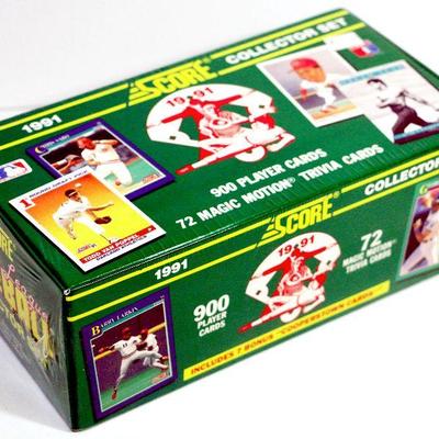 1991 SCORE BASEBALL CARDS COLLECTOR SET - FACTORY SEALED BOX
