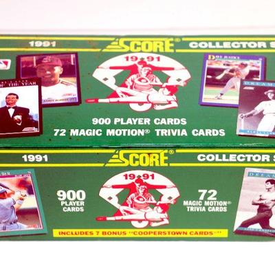 1991 SCORE BASEBALL CARDS COLLECTOR SET - FACTORY SEALED BOX