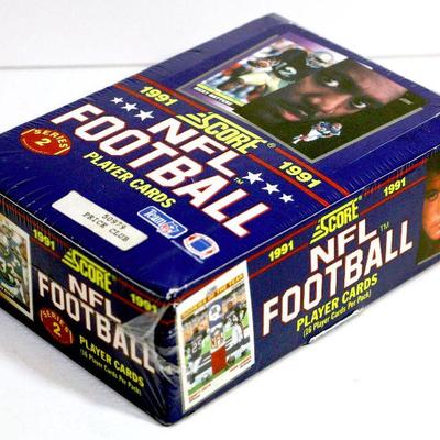 1991 SCORE FOOTBALL CARDS - FACTORY SEALED WAX BOX