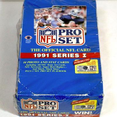 1991 NFL FOOTBALL PRO SET - Series I - FACTORY SEALED BOX