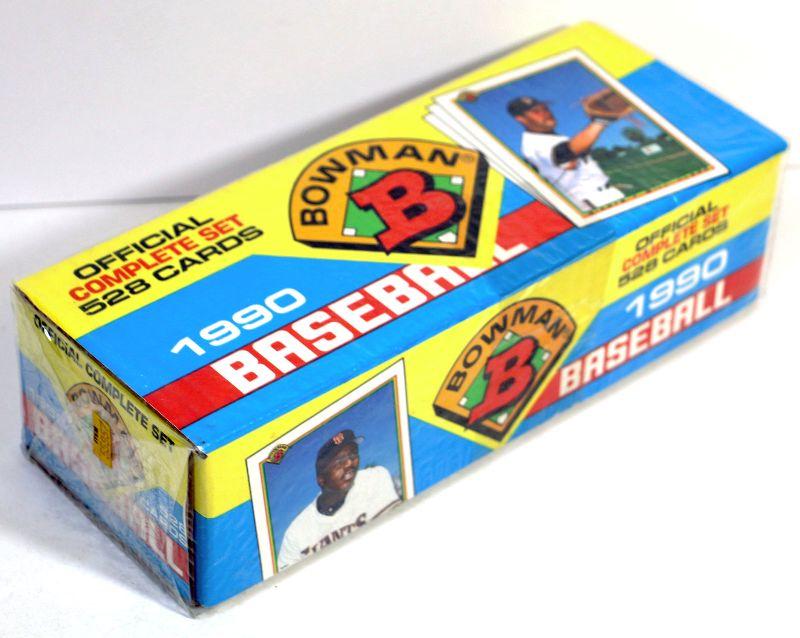 1990 BOWMAN BASEBALL CARDS OFFICIAL COMPLETE SET FACTORY SEALED BOX