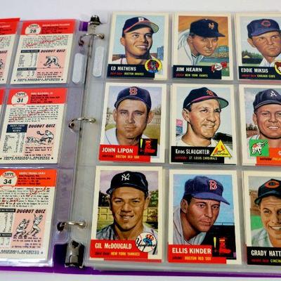 1953 TOPPS BASEBALL ARCHIVES COMPLETE CARDS SET 1-337 MINT (1991) Mickey Mantle