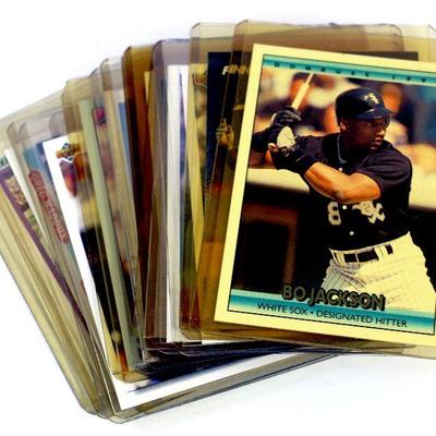 BO Jackson Nolan Ryan Frank Thomas Roger Clemens - BASEBALL CARDS SET of 15 HOF