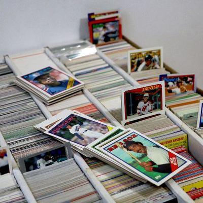 13000++ BASEBALL CARDS COLLECTION - 1980's and up Football Basketball Hockey Nascar