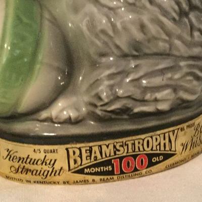 Vintage Jim Beam Decanter Liquor Bottle BPOE Elks Centennial 1868 -1968 