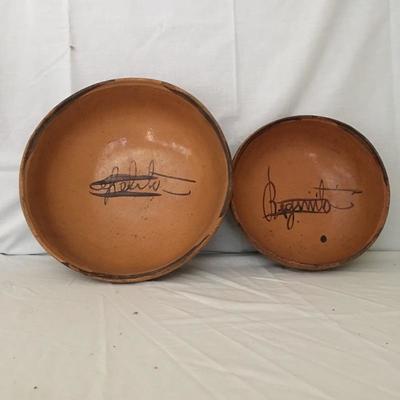Lot 9 - Pair of Mexican Bowls