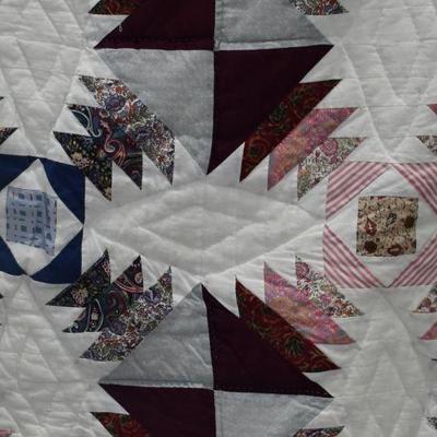 Red/White Quilt 84