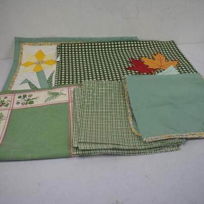 10 Various Style Placemats - Needs Cleaning
