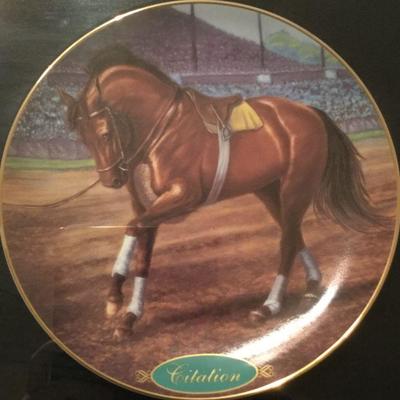 Framed Citation  Buckpasser and Citation Thorough  Breeds by Susan  Morton Danbury Collections both have Number A2325 Mint