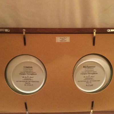 Framed Citation  Buckpasser and Citation Thorough  Breeds by Susan  Morton Danbury Collections both have Number A2325 Mint