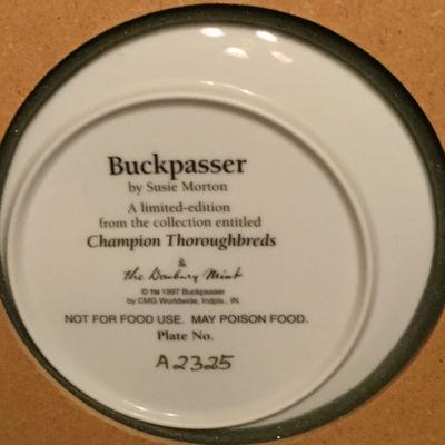 Framed Citation  Buckpasser and Citation Thorough  Breeds by Susan  Morton Danbury Collections both have Number A2325 Mint