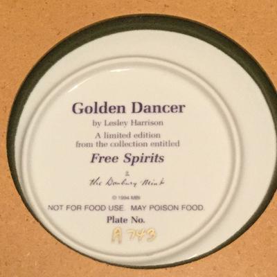 Framed Free Spirits Golden Dancer and Noble Wanderer Horse y Leslie Harrison  Ltd Ed Plate Number A743