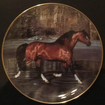 Framed Free Spirits Golden Dancer and Noble Wanderer Horse y Leslie Harrison  Ltd Ed Plate Number A743
