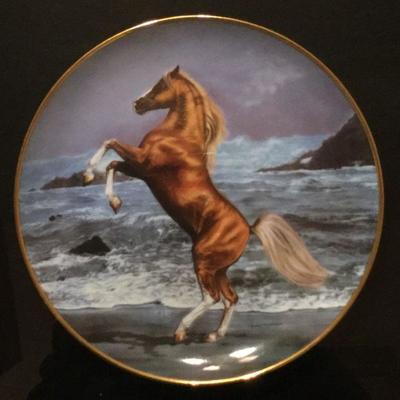 Framed Free Spirits Golden Dancer and Noble Wanderer Horse y Leslie Harrison  Ltd Ed Plate Number A743
