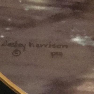 Framed Free Spirits Golden Dancer and Noble Wanderer Horse y Leslie Harrison  Ltd Ed Plate Number A743