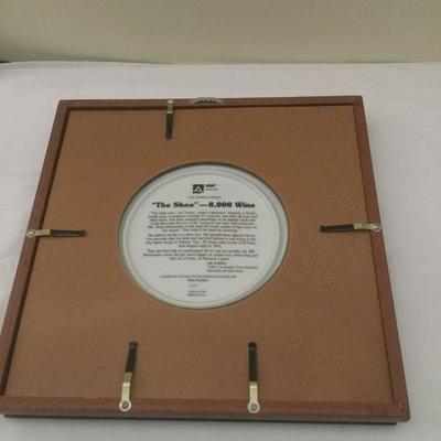 Framed American Artist Fred Stone " The Shoe " 8000 Wins Horse Plate 