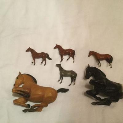 Lot of 6 Breyer Miniature Horses