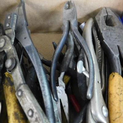 Collection of Hand Gripping and Crimping Tools