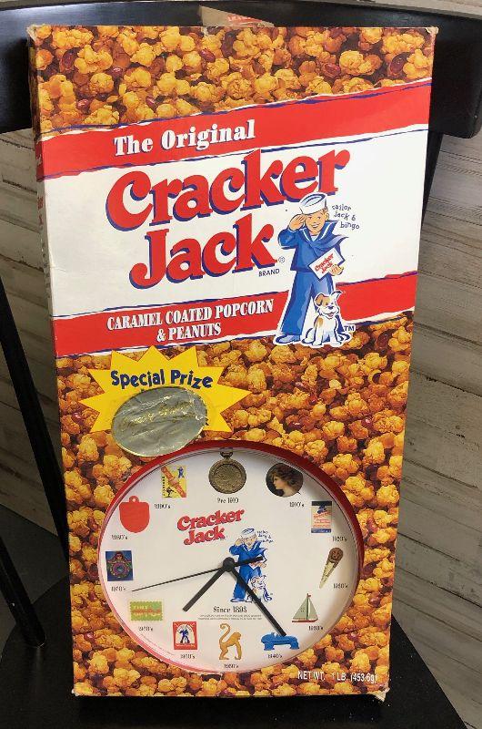 Lot 19 Giant Cracker Jacks Box Clock