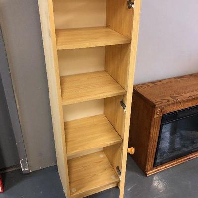 Lot #25 Small Cabinet with 4 shelves 