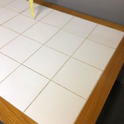 Lot # 34 Tile Top Table - Birch - Made in Denmark  