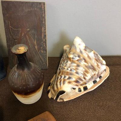 Lot #55 Trinket Lot with shell