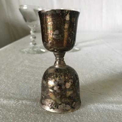 Lot 26 - Eclectic Bar Glass and Sterling