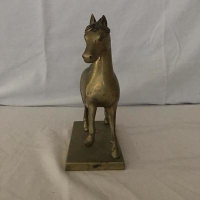 Lot 41 - Brass Bookends & More