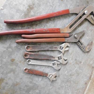 Channel Locks and Crescent Wrenches
