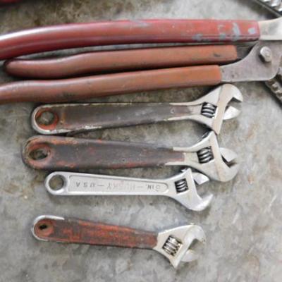 Channel Locks and Crescent Wrenches