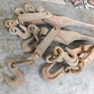 Set of Three Hook Head Chain Binders