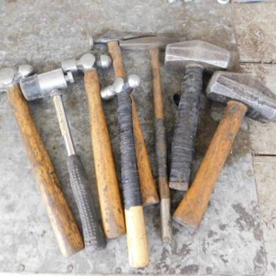 Nice Collection of Metal Work Hammers